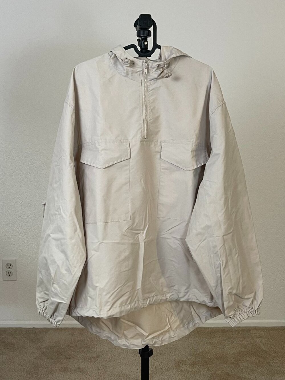 NEW LOOK Beige Utility Windbreaker